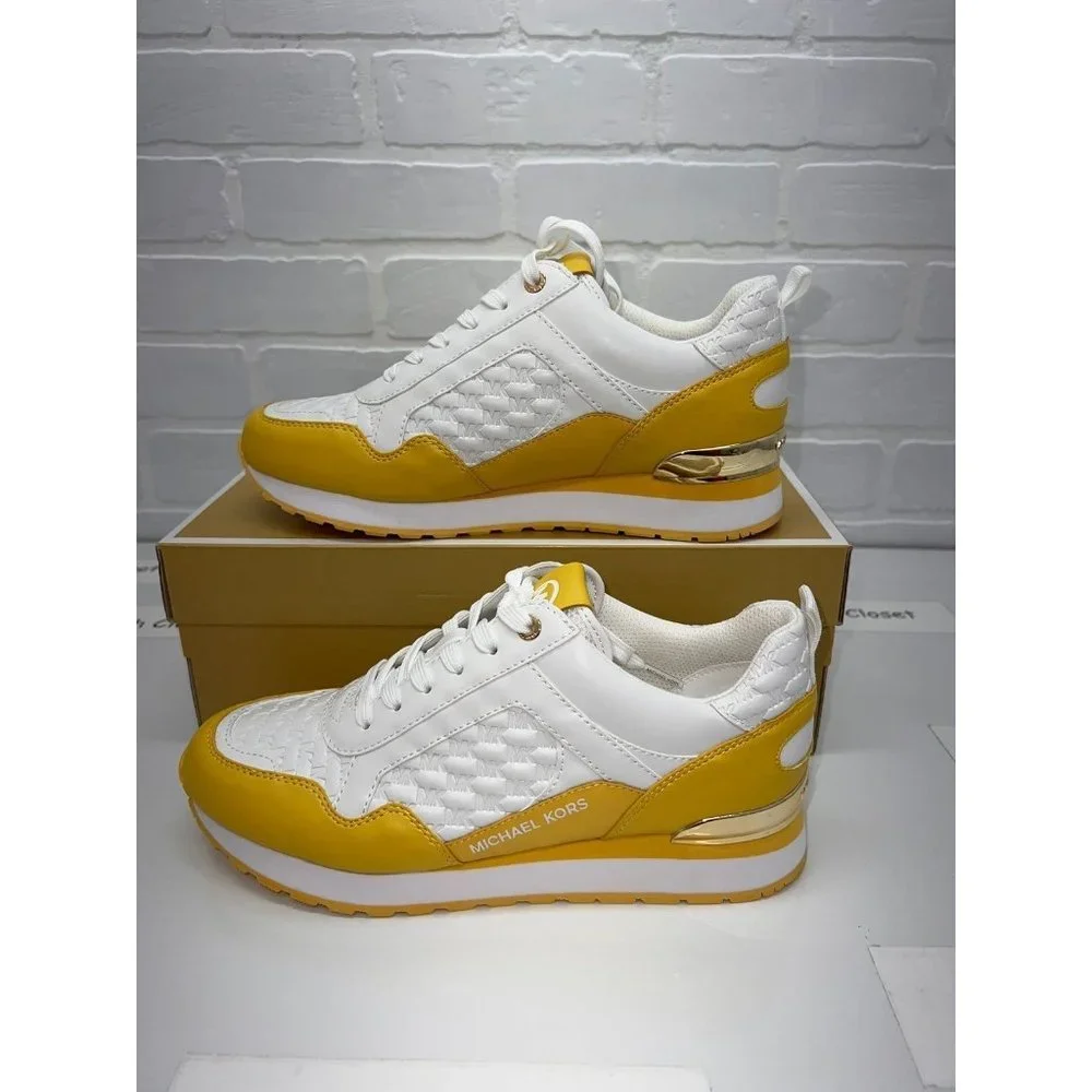 Michael Kors Wilma Trainer Shoes - daffodil